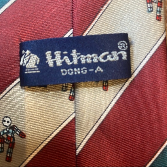 Italia 90 World Cup Italy Tie Hitman Red Green Soccer Futbol - Picture 3 of 3
